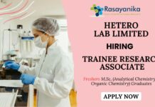 Trainee Research Associate Hetero Careers- Research Associate Jobs Fresher Jobs