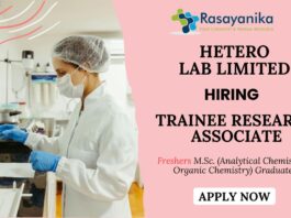 Trainee Research Associate Hetero Careers- Research Associate Jobs Fresher Jobs