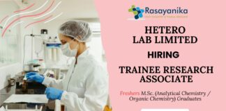 Trainee Research Associate Hetero Careers- Research Associate Jobs Fresher Jobs