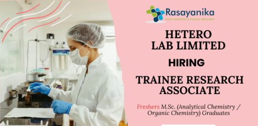 Trainee Research Associate Hetero Careers- Research Associate Jobs Fresher Jobs