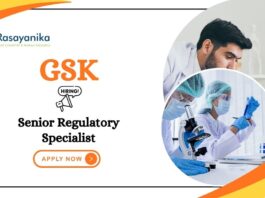 GSK Careers 2025 | MSc Chemistry Graduates Apply Now for Regulatory Affairs Specialist
