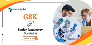 GSK Careers 2025 | MSc Chemistry Graduates Apply Now for Regulatory Affairs Specialist