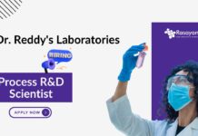 Chemistry Jobs at Dr Reddy's Laboratories | MSc Chemistry Candidates Apply for R&D Scientist 