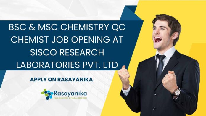 QC Chemist Job Vacancies