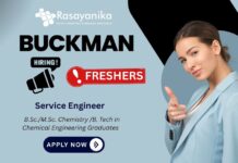 Hiring Service Engineer (Water Treatment / Chemical Engineer) – Chemical Engineer Jobs India Delhi NCR Apply now