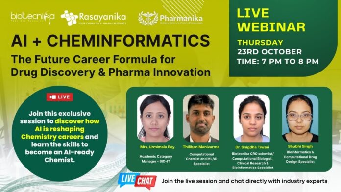 Cheminformatics FREE Webinar: Learn All About AI + Cheminformatics in Drug Discovery & Pharma