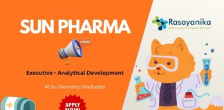 Executive assistant – Analytical Development at Sun Pharmaceutical Industries Ltd ,Sun pharma careers