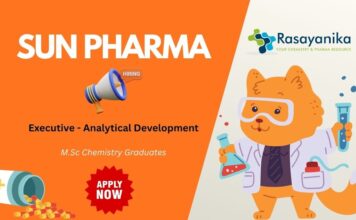 Executive – Analytical Development at Sun Pharmaceutical Industries Ltd | Sun pharma careers| Apply now Executive assistant – Analytical Development at Sun Pharmaceutical Industries Ltd ,Sun pharma careers