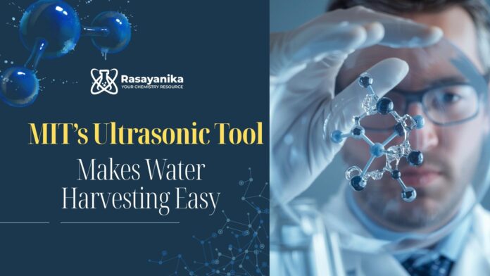 MIT Scientists Create Ultrasonic Device That Pulls Drinking Water from Air MIT Scientists Create Ultrasonic Device That Pulls Drinking Water from Air