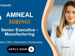 Amneal Careers Manufacturing Job Chemistry Graduates Apply Now