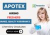 Apotex Career QA Job Freshers Chemistry Graduates Apply Now