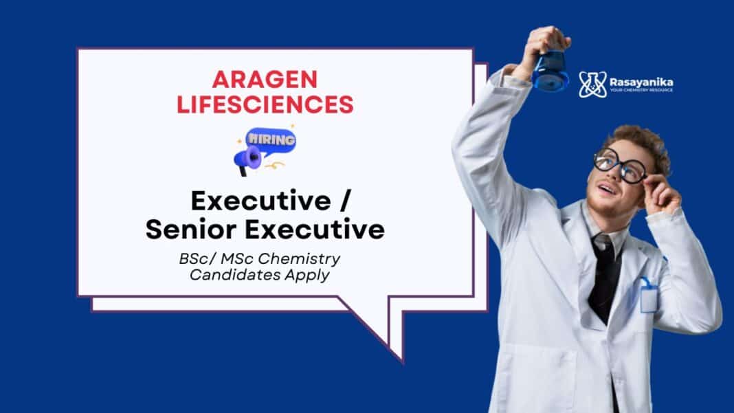 Executive Jobs at Aragen Lifesciences