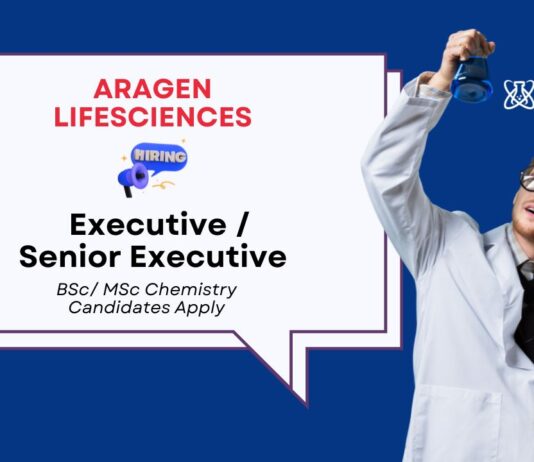 Executive Jobs at Aragen Lifesciences | Attend the Walk-In-Interview 