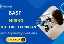 BASF India Careers: Zeolite Lab Technician | Chemical Engineers Apply Now