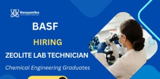 BASF India Careers: Zeolite Lab Technician | Chemical Engineers Apply Now