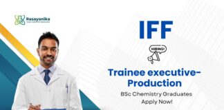 Entry Level Jobs at IFF | Chemistry Graduates Apply for Trainee Executive- Production Role Entry Level Jobs at IFF | Chemistry Graduates Apply for Trainee Executive- Production Role