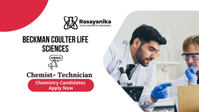 Chemistry Jobs at Beckman Coulter Life Sciences | Apply Now