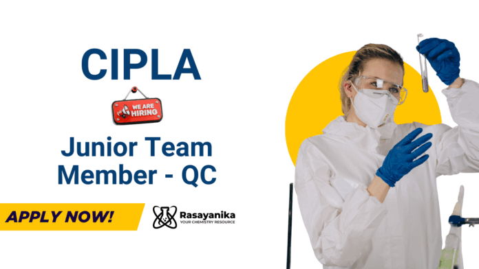 Freshers Jobs at Cipla | BSc Chemistry Candidates Apply Now