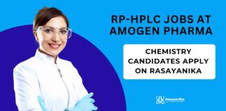 RP-HPLC Jobs at Amogen Pharma - Chemistry Candidates Apply on Rasayanika