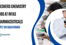 Chemistry Diploma Jobs at Intas Pharmaceuticals - Apply on Rasayanika