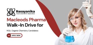 QC Jobs at Macleods Pharmaceutical | Attend the Walk-In-Drive | MSc Chemistry Jobs