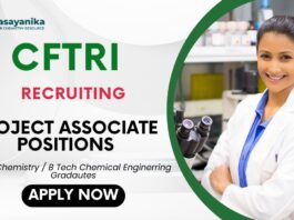 CFTRI Recruitment 2025 | Project Associate Job in Mysuru
