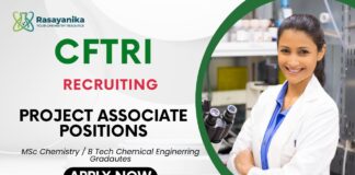 CFTRI Recruitment 2025 | Project Associate Job in Mysuru