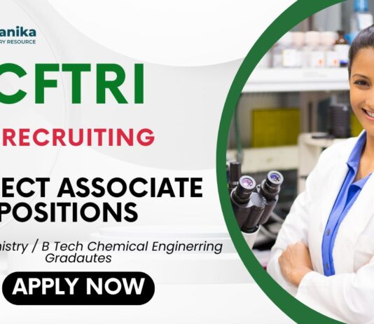 CFTRI Recruitment 2025 | Project Associate Job in Mysuru