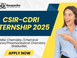 CSIR-CDRI Chemistry Internship 2025 | Hands-on Data Analysis Training 