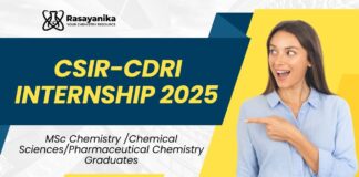 CSIR-CDRI Chemistry Internship 2025 | Hands-on Data Analysis Training 