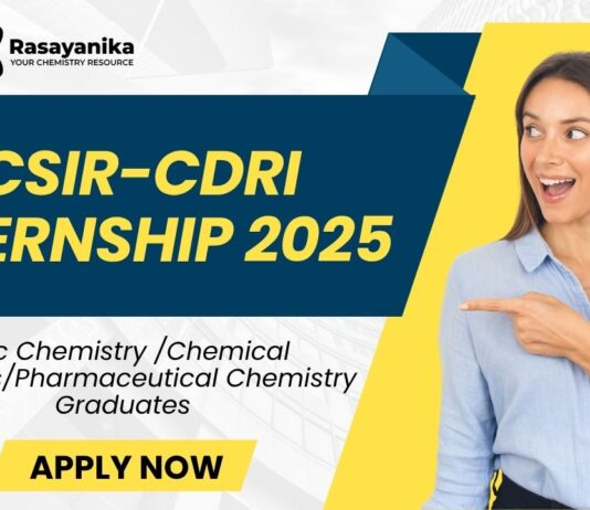 CSIR-CDRI Chemistry Internship 2025 | Hands-on Data Analysis Training 