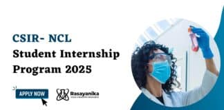 CSIR-NCL Student Internship 2025 | Chemistry Candidates Apply Now