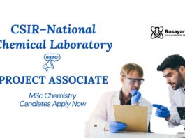 Project Associate Jobs at NCL | MSc Chemistry Graduates Apply