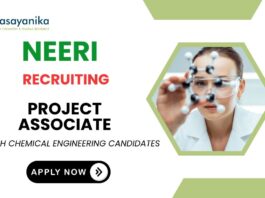 CSIR-NEERI Recruitment Project Associate Job
