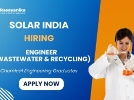 Chemical Engineering Job R&D Engineer – First Solar India
