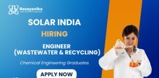 Chemical Engineering Job R&D Engineer – First Solar India