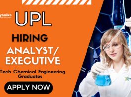 Chemical Engineering Job UPL Apply Now for the Research Job