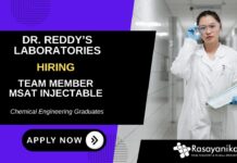 Dr Reddy’s Labs Hiring Chemical Engineering Candidates – Apply Now Chemical Engineering Job at Dr. Reddy’s Laboratories Apply Now