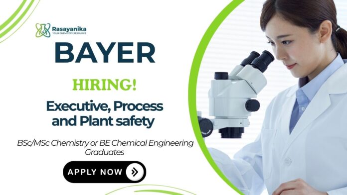 Chemical Engineering Jobs at Bayer Apply Now For The Project Engineer Role