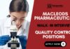 Macleods Walk-In Drive in Ahmedabad | Chemistry Graduates Apply Now Chemistry Job Opportunities at Macleods Pharma Attend the Walk-In Interview