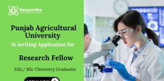 Chemistry Job Punjab Agricultural University Recruitment Ludhiana Recruitment 2025
