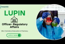 Regulatory Affairs Jobs at Lupin | MSc Chemistry Candidates Apply Now