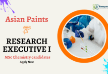 Research Jobs at Asian Paints | MSc Chemistry Jobs in Mumbai