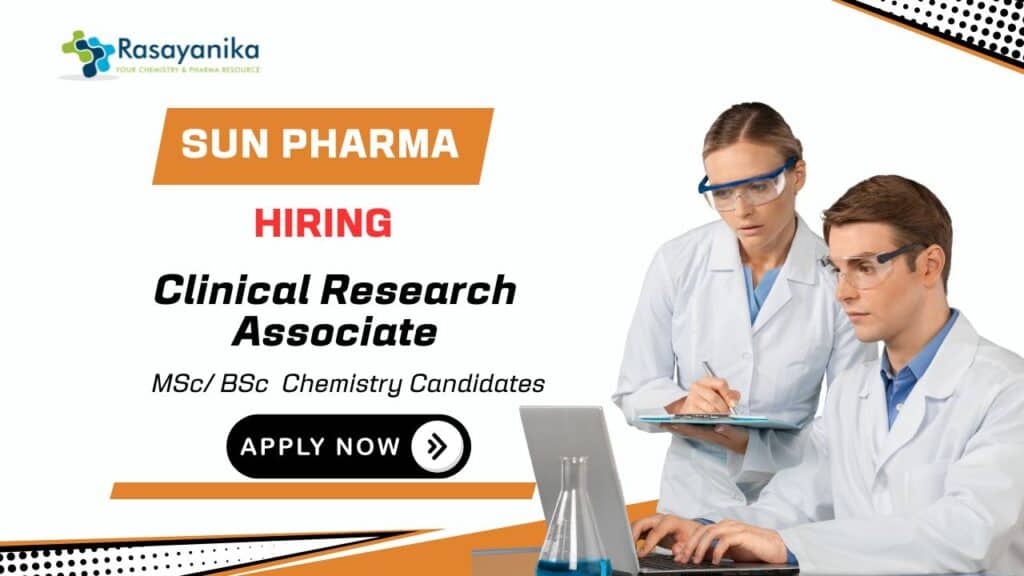 Sun Pharma Careers 2025 | Clinical Research Associate Jobs
