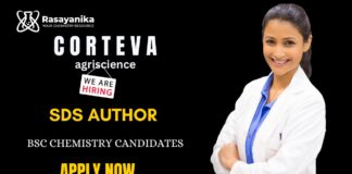 Corteva Agriscience Careers SDS Author Chemistry Job in Hyderabad 