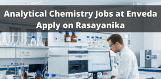 Analytical Chemistry R&D Jobs at Enveda - Apply on Rasayanika