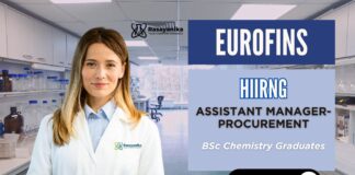 Eurofins Careers Chemistry Jobs in Bangalore Apply Now for the Assistant Manager Position