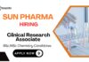 Clinical Research Associate Jobs at Sun Pharma | Chemistry Candidates Apply Now