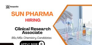 Clinical Research Associate Jobs at Sun Pharma | Chemistry Candidates Apply Now Clinical Research Associate Jobs at Sun Pharma | Chemistry Candidates Apply Now