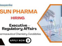 Executive-IP Chemistry Job Sun Pharma Careers Mumbai